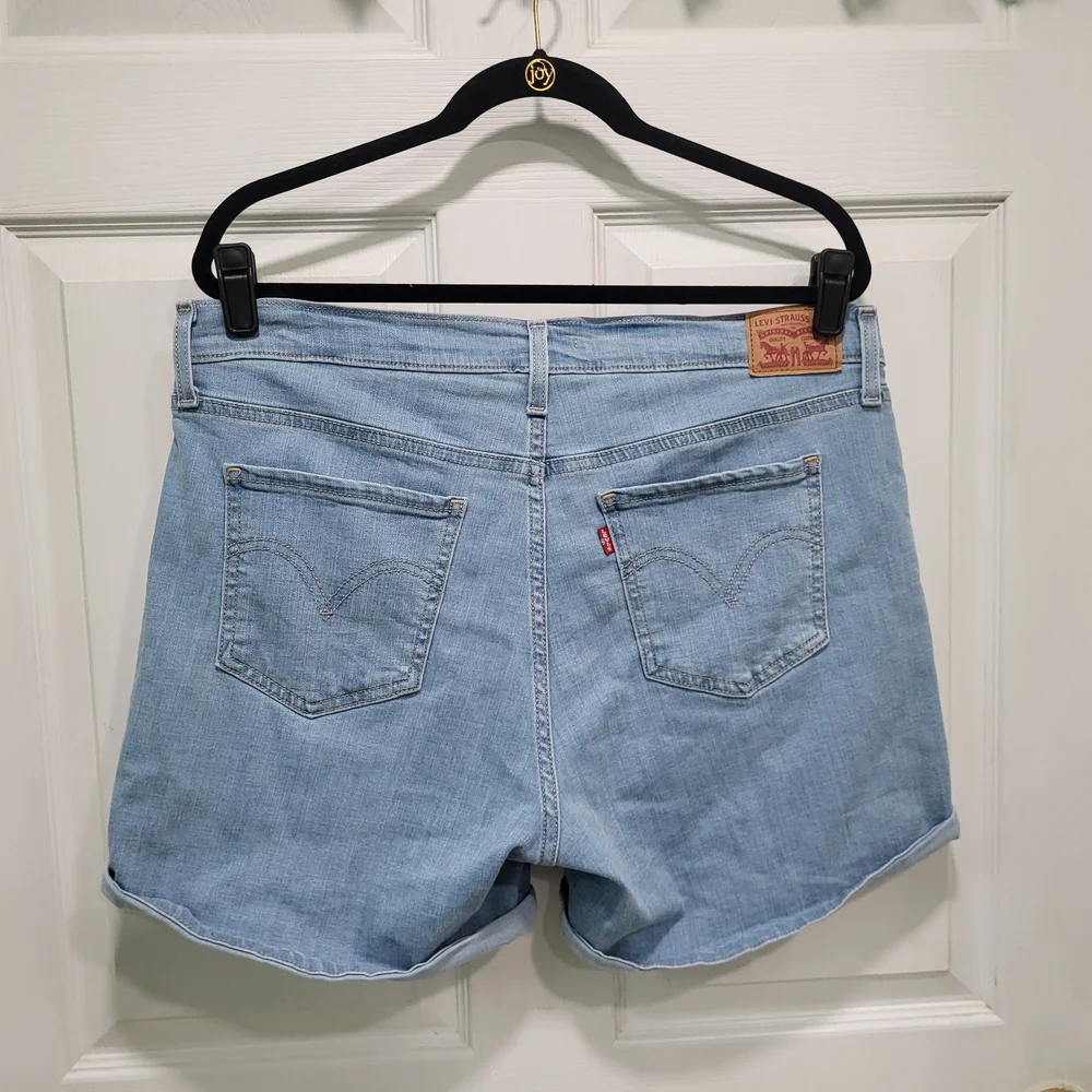 Women's Light Blue Denim Shorts